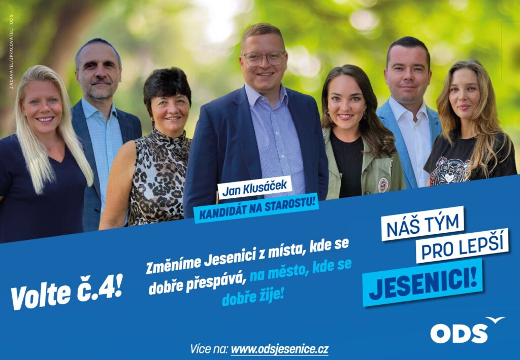 Komunální volby 2022 - ODS Jesenice - www.odsjesenice.cz